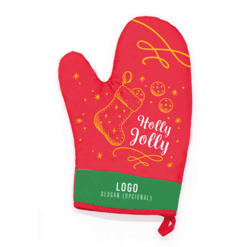 GUANTE DE COCINA NAVIDEÑO