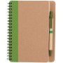 Cuaderno de espiral ecológico con bolígrafo