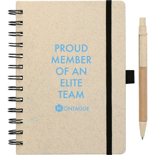 Cuaderno de paja de trigo