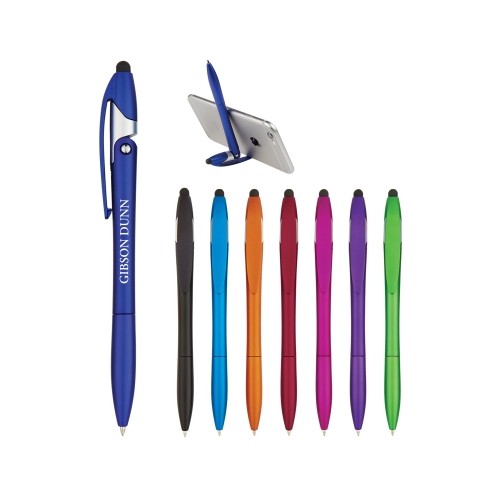 Bolígrafo Yoga con base para celular